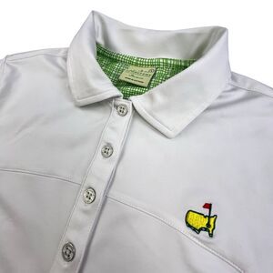 Peter Millar Masters Polo Shirt Womens Small White Augusta National Golf